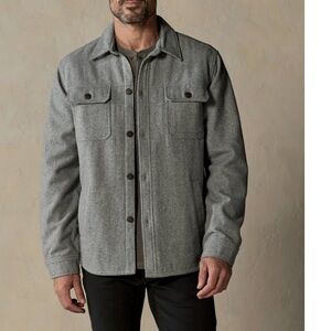 The Normal Brand Brightside Gray Wool Blend Workwear Jacket